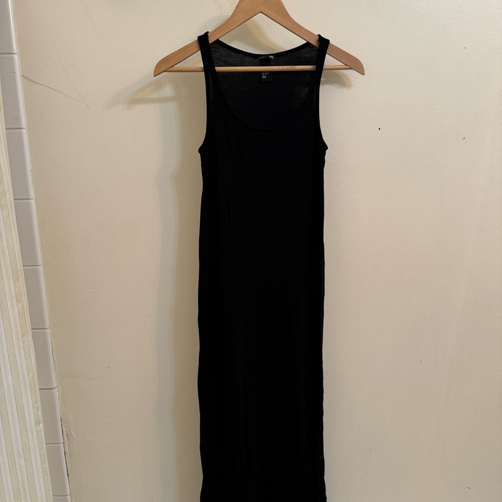 H&M Basic Black Maxi Dress